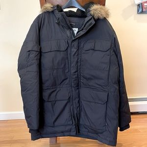 Men’s Black XL Hawke & Co Outfitters Down Winter Coat